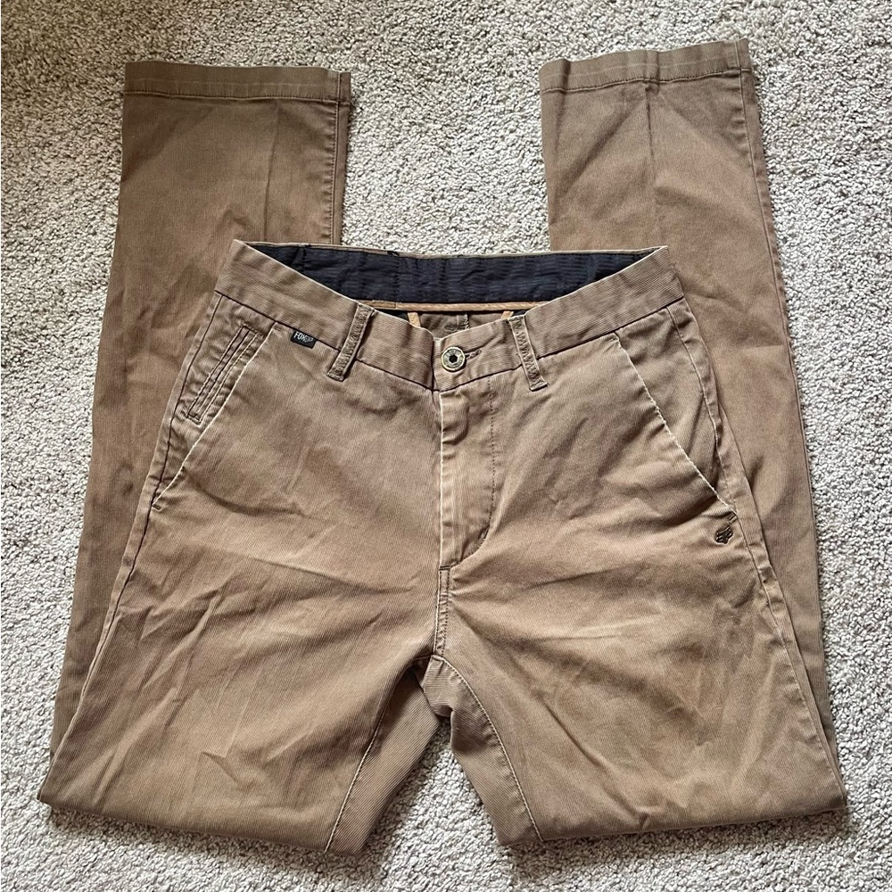 Tan FOX HEAD Racing Men’s Chino Pants Size 28